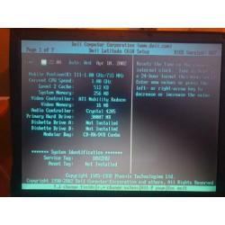 dell latitude Pentium 3