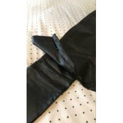 Asos leren biker high waist legging maat 34