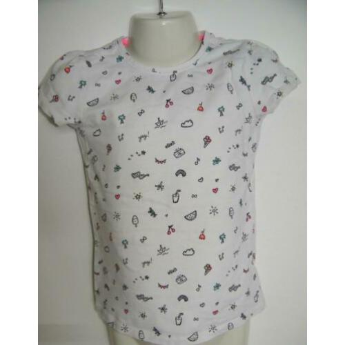HEMA SUNNY DAY Meisjes Shirt Maat 122 / 128