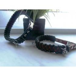 Handgemaakte honden halsband