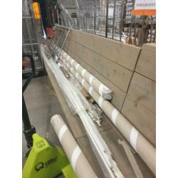 4x steigerhouten bank, voor binnen en buiten, zithoek,