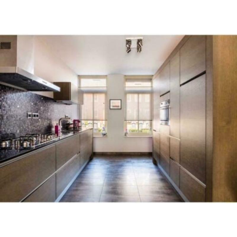 Moderne luxe nette dubbelwandige keuken+GRANIET GEDEMONTEERD