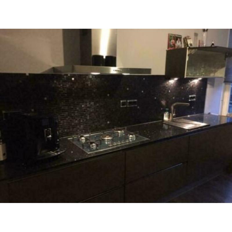 Moderne luxe nette dubbelwandige keuken+GRANIET GEDEMONTEERD