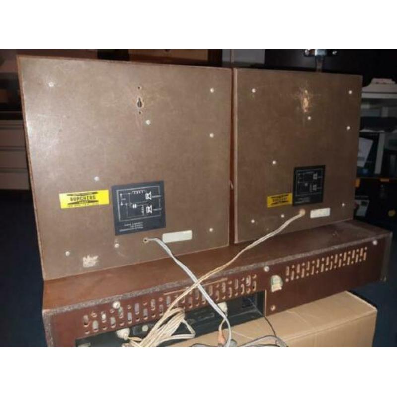 Philips 702 radio met hifi luidsprekers