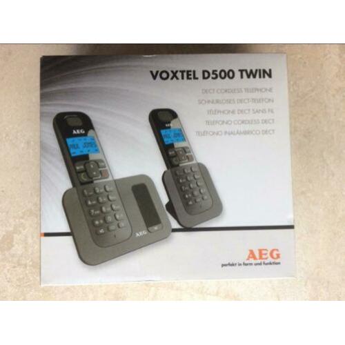 Te koop AEG Voxtel D500 Twin telefoonset