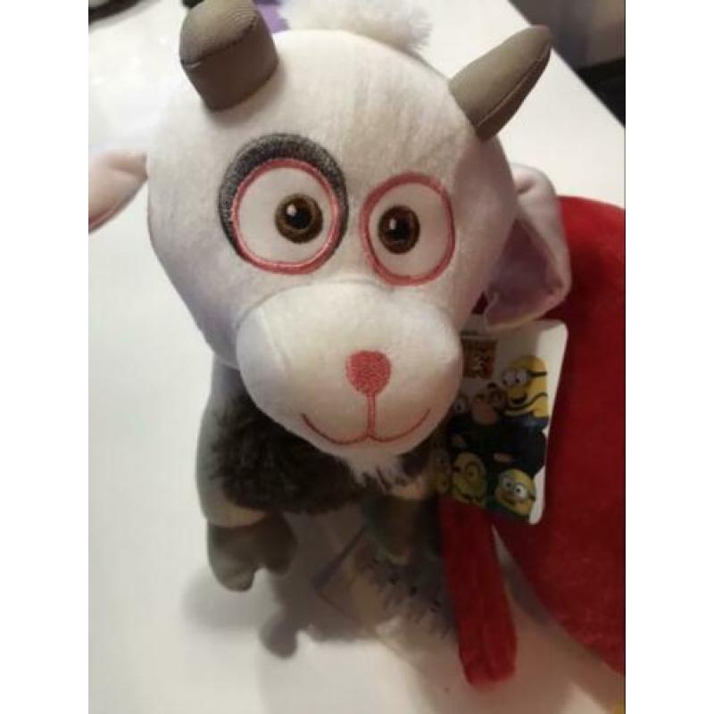 Verschrikkelijke ikke 3 lucky geit knuffel nieuw met kaartje