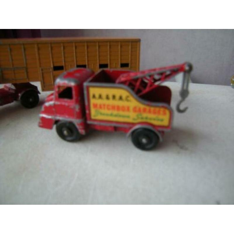 2 goede oude lesney vrachtauto