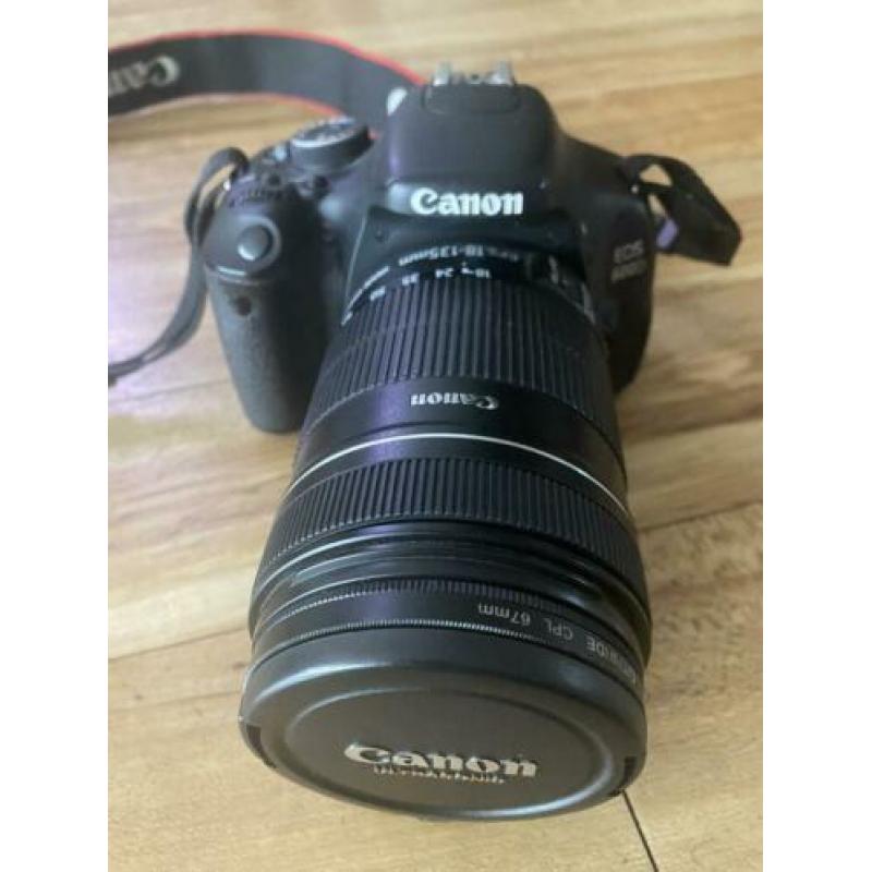 Canon EOS 600D met 18-135 EFS lens!
