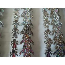 (r110) ringen, partij 50 stuks incl display