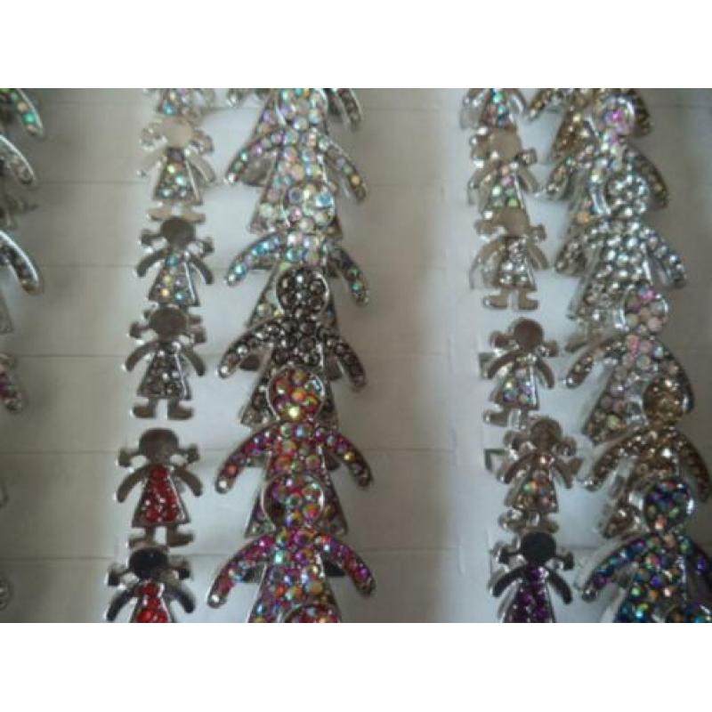 (r110) ringen, partij 50 stuks incl display