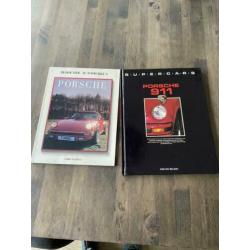 2 oude boeken over Porsche
