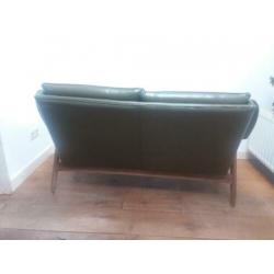 Retro vintage groene bank