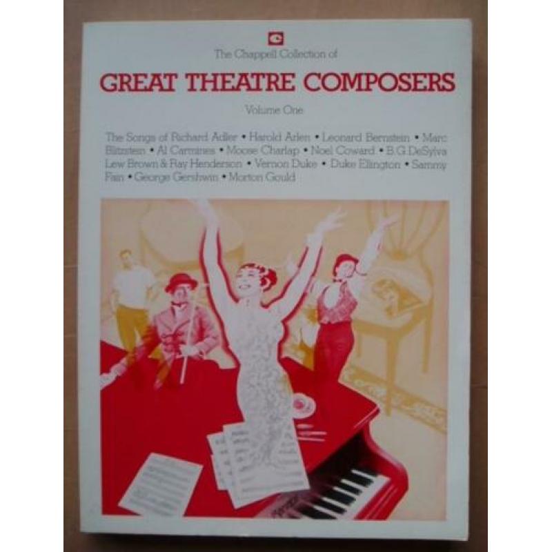 the chappel collection of great theatre composers 3 boeken