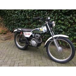 Honda TL125 Bj 1977 met Origineel NL blauw kenteken