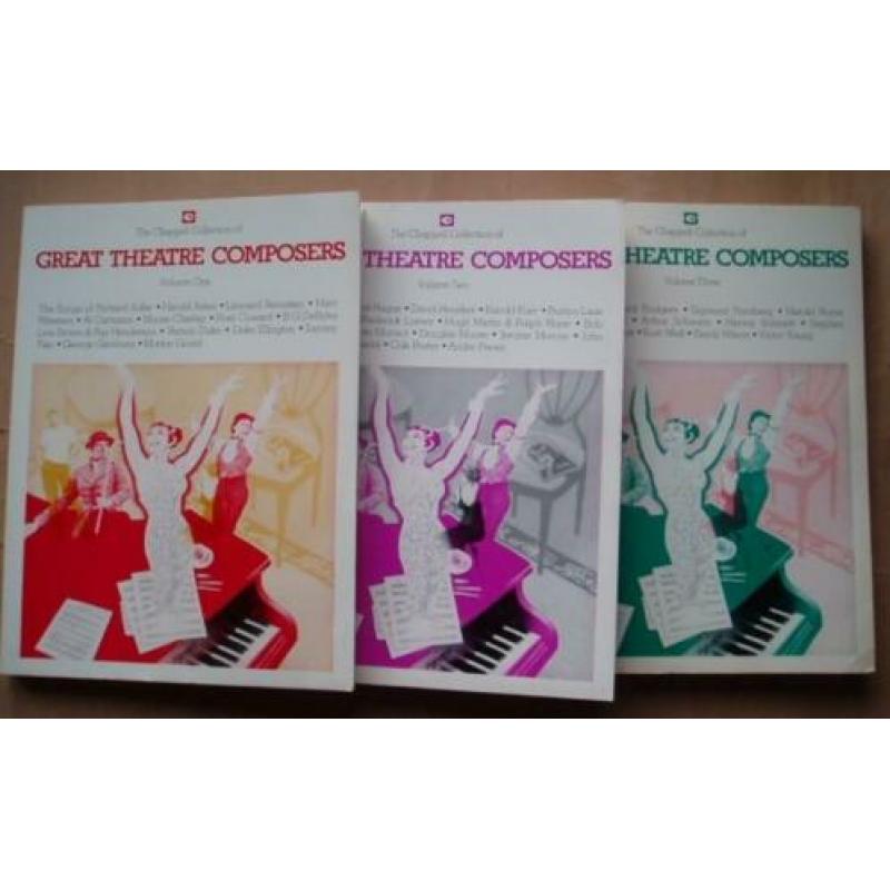 the chappel collection of great theatre composers 3 boeken