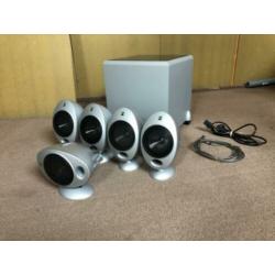 KEF KHT2005.2 eitjes te koop met gratis subwoofer