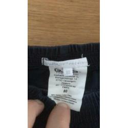 ?Topper?Gymp rokje met legging eraan maat 80 donker blauw