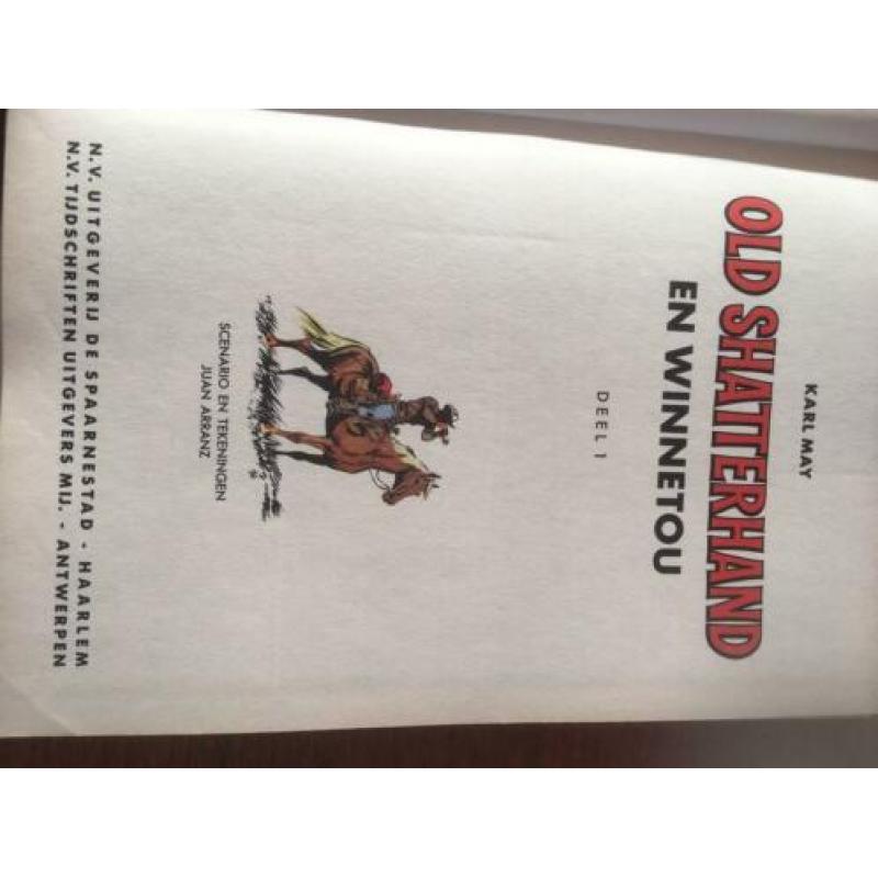 Karl May: Old Shatterhand en Winnetou de 1 & 2 (hardbacks)