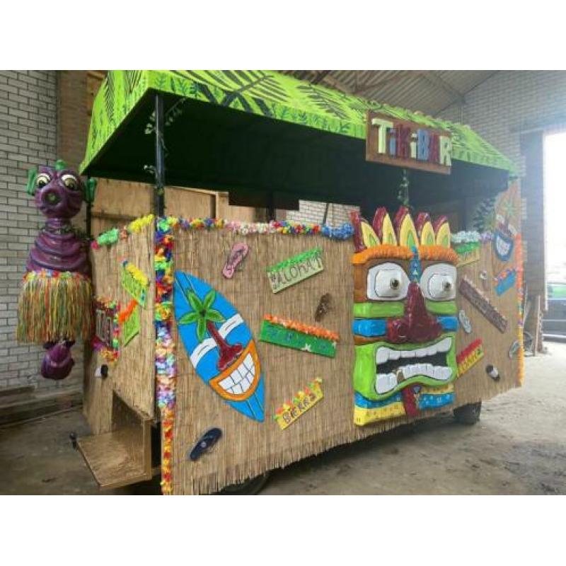 Carnavalswagen Tikibar te koop