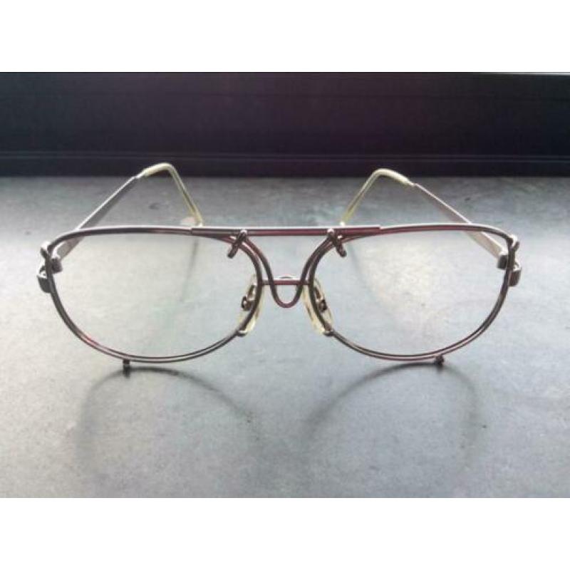 METALFLEX Aviator bril montuur vintage eyewear zilver