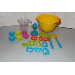 Kinderbakset mengkom vormpjes muffinvormpjes cadeautip