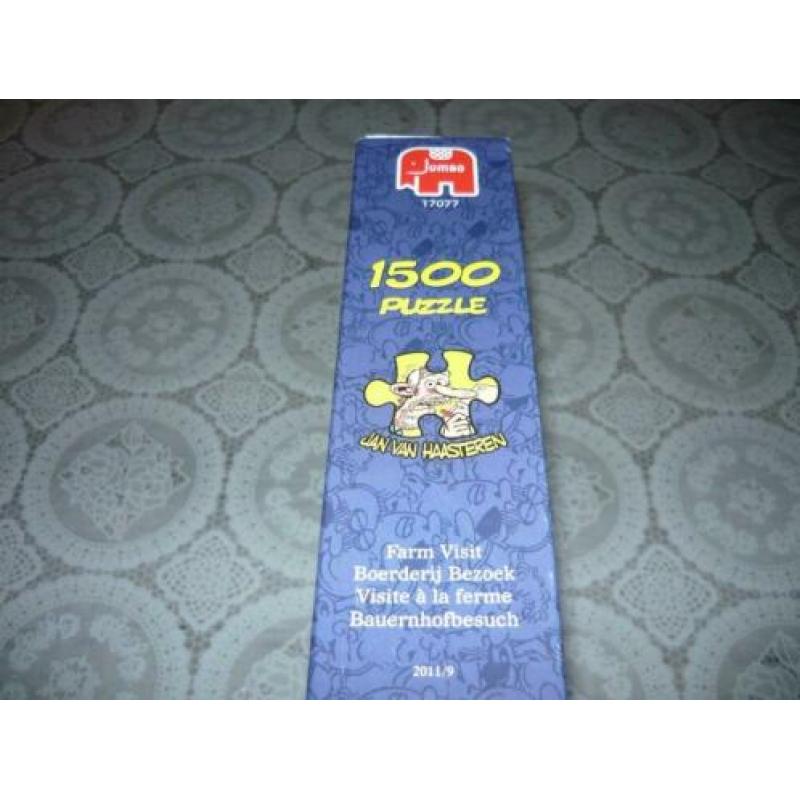 JVH (JAN van HAASTEREN) 1500 Puzzel (BOERDERIJ BEZOEK) Jumbo