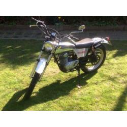 Honda TL125 Bj 1977 met Origineel NL blauw kenteken