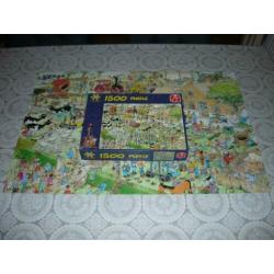 JVH (JAN van HAASTEREN) 1500 Puzzel (BOERDERIJ BEZOEK) Jumbo