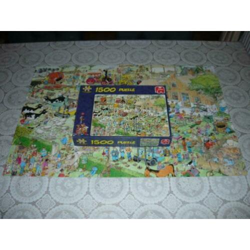 JVH (JAN van HAASTEREN) 1500 Puzzel (BOERDERIJ BEZOEK) Jumbo