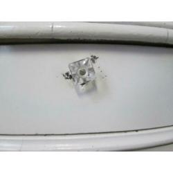 Witte Vintage Brocante Biedermeier Meidenkast Commode