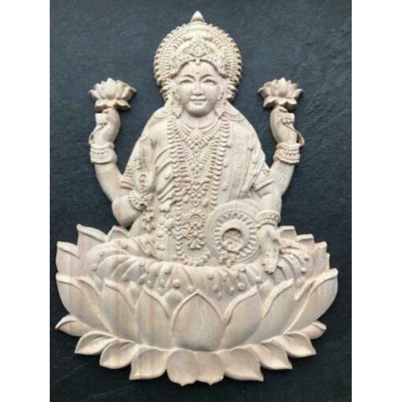 Houtsnijwerk ornament boeddha