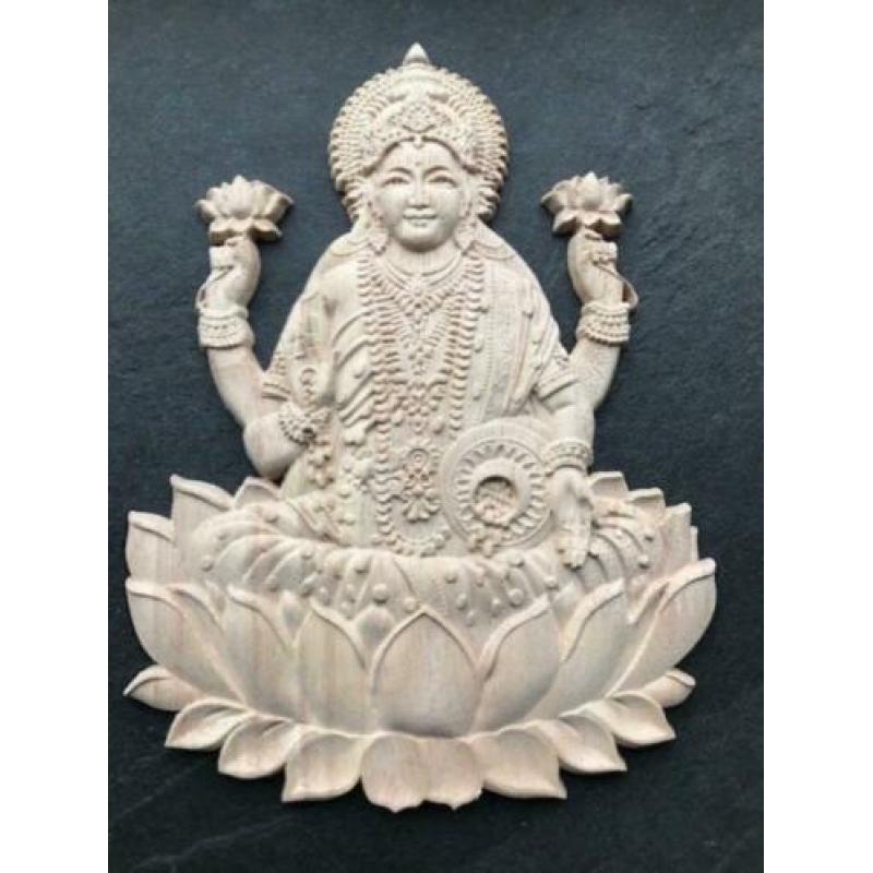 Houtsnijwerk ornament boeddha