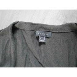Legergroen lang vest mt 40
