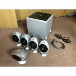 KEF KHT2005.2 eitjes te koop met gratis subwoofer