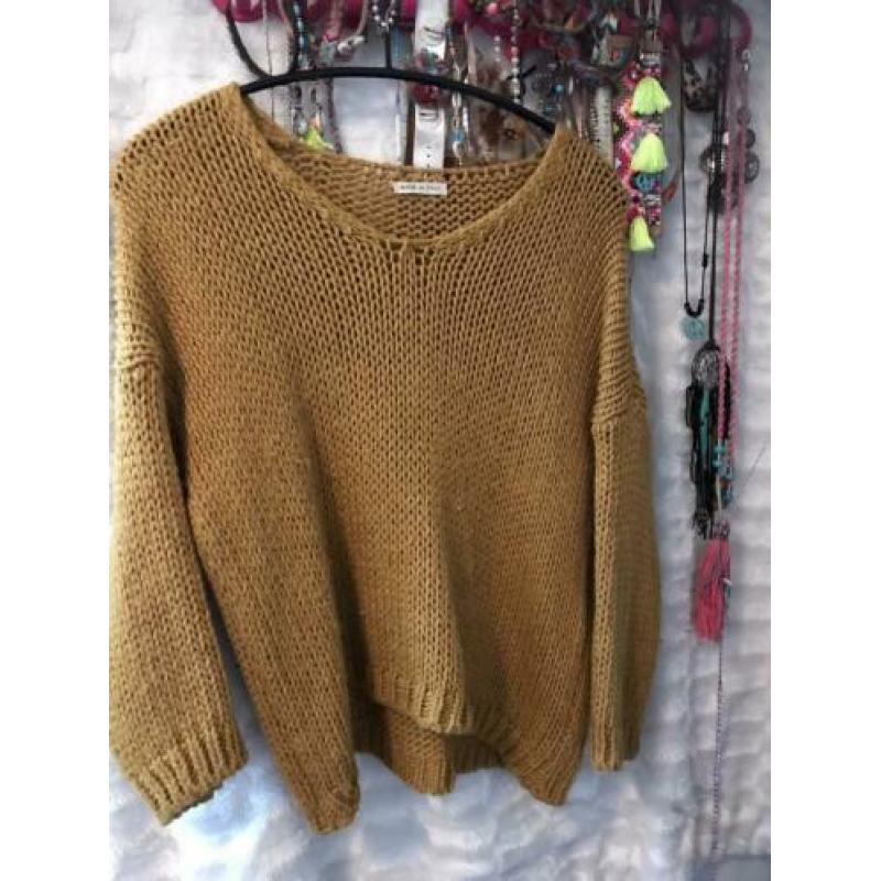 Boho bohemian bruine rok small