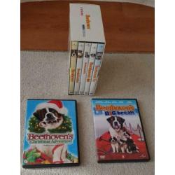 Beethoven deel 1 t/m 5 + 2 films christmas kerst honden