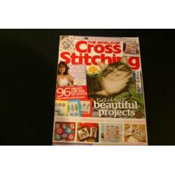 6x blad the World of Cross Stitching 185 t/m 190