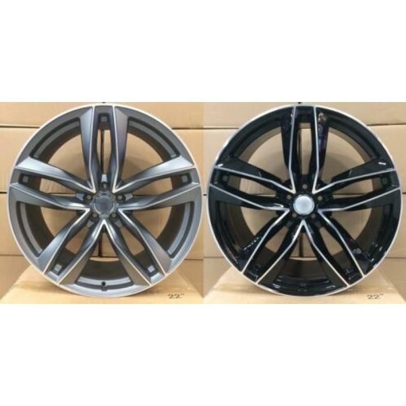 22" Velgen voor de NIEUWE Audi Q7 > 5x112 Meerdere Kleuren!