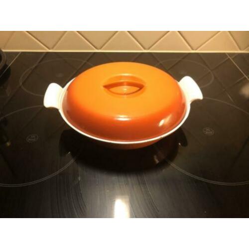 t.k.Dru Holland 3x ovenschotels gietijzer 25cm 23cm 21cm