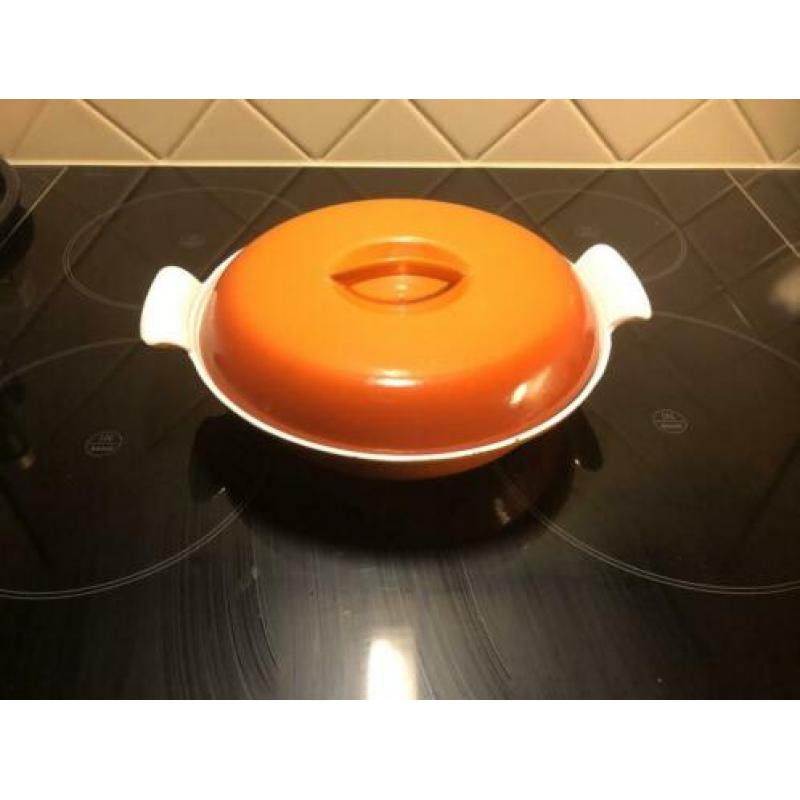 t.k.Dru Holland 3x ovenschotels gietijzer 25cm 23cm 21cm