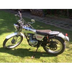 Honda TL125 Bj 1977 met Origineel NL blauw kenteken