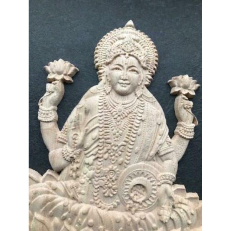 Houtsnijwerk ornament boeddha