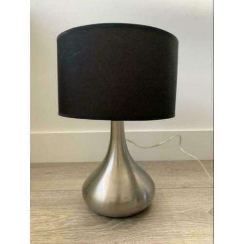 Tafellamp zwarte kap 36 cm hoog