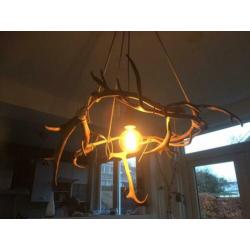 Rendiergewei lamp