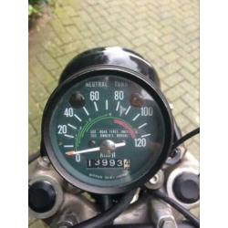 Honda TL125 Bj 1977 met Origineel NL blauw kenteken