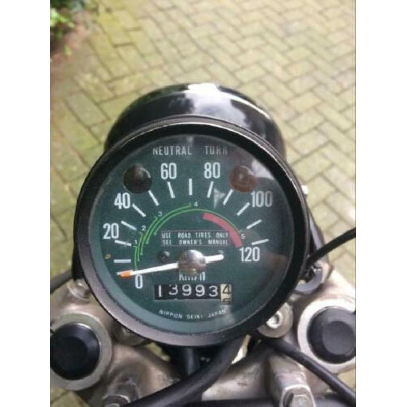 Honda TL125 Bj 1977 met Origineel NL blauw kenteken
