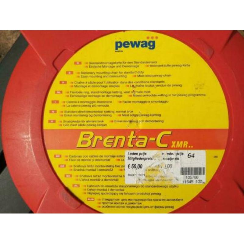 Pewag Brenta-C XMR 64 sneeuwkettingen in nieuwstaat