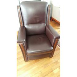 Leder fauteuil