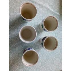 5 boerenbont bekers