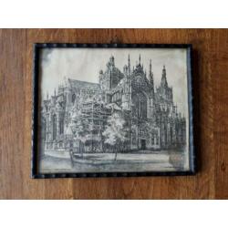 Oude ets s' Hertogenbosch st.Janskerk van H.E. Roodenburg